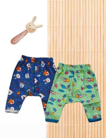 Combo Cotton Diaper Pants - Unisex