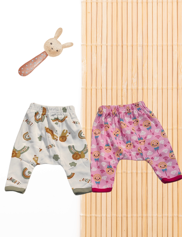 Combo Cotton Diaper Pants - Unisex