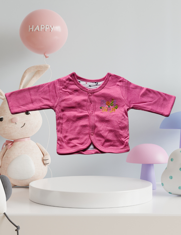 2-in-1 Cotton Baby Shirt (Pink)