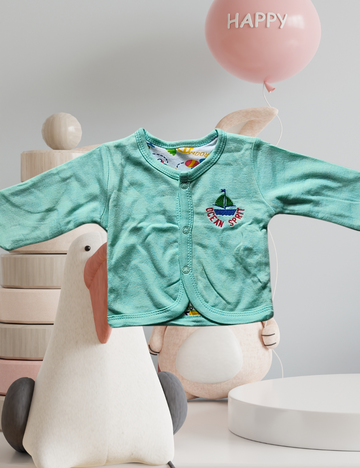 2-in-1 Cotton Baby Shirt (car)