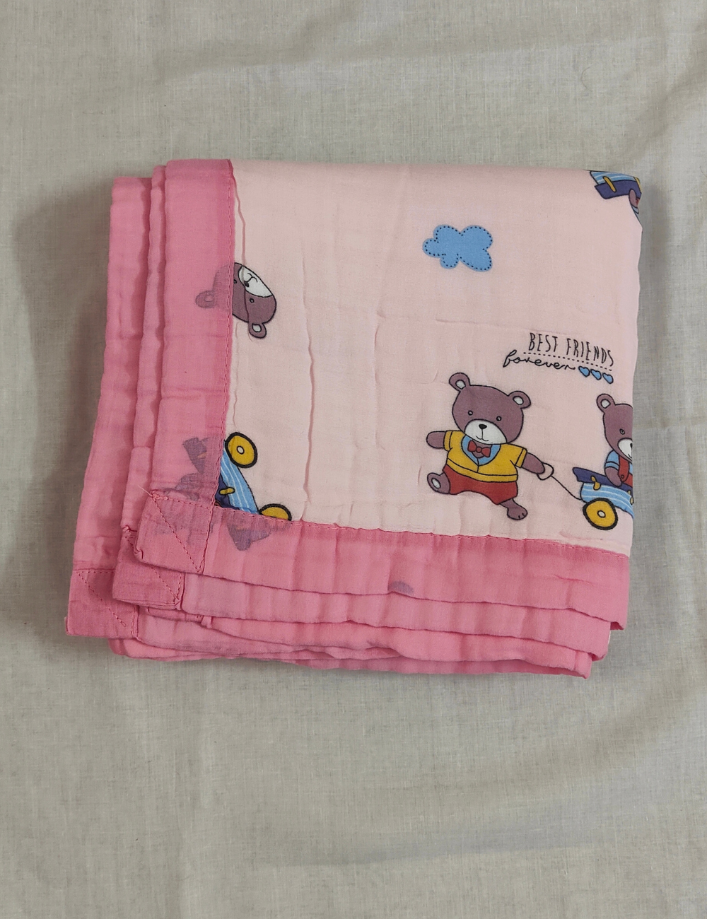 Muslin 6-Layer Baby Blanket – Ultra-Soft, Breathable & Skin-Friendly