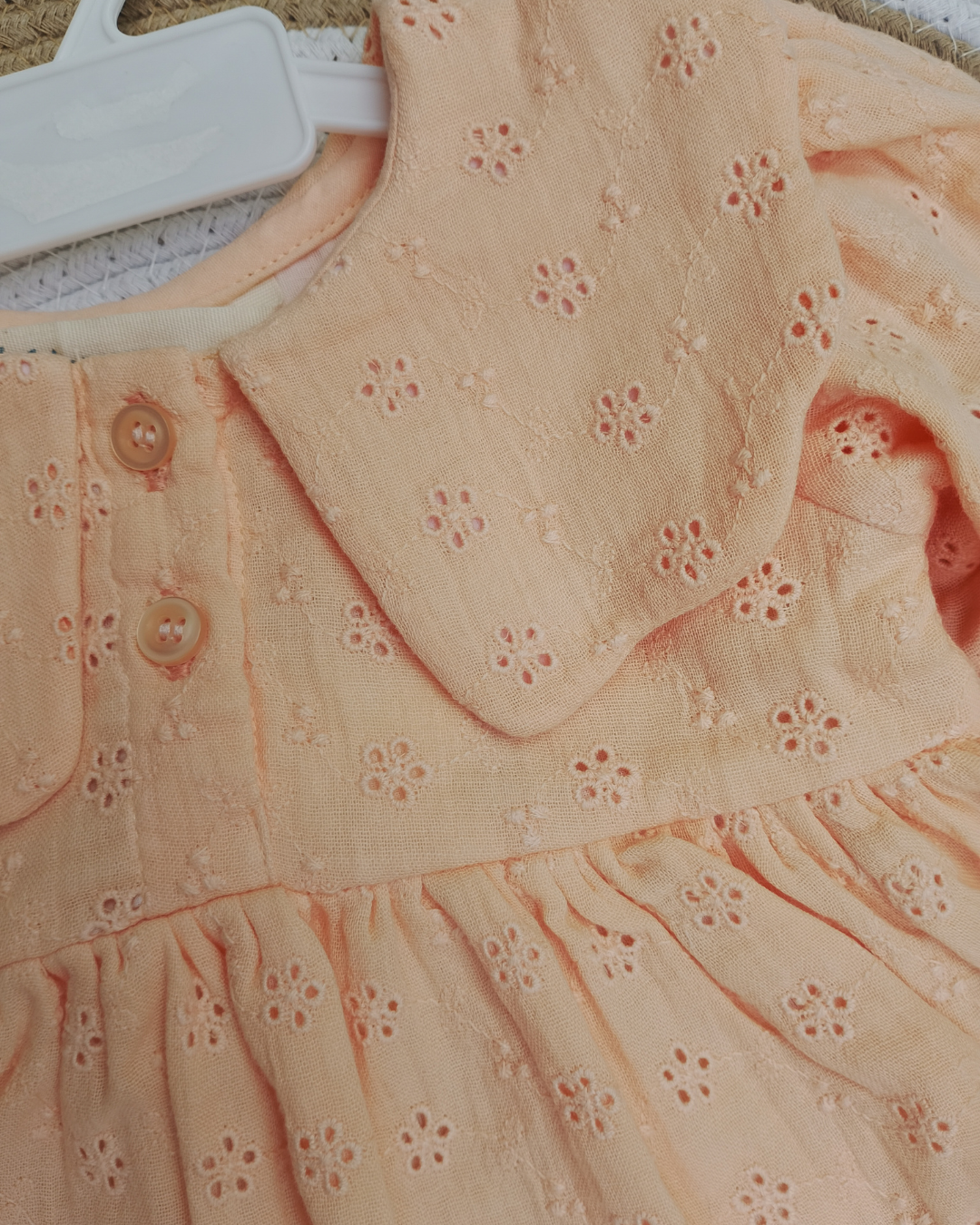 Shishu Soft Hakoba Cotton Frock for Baby Girls