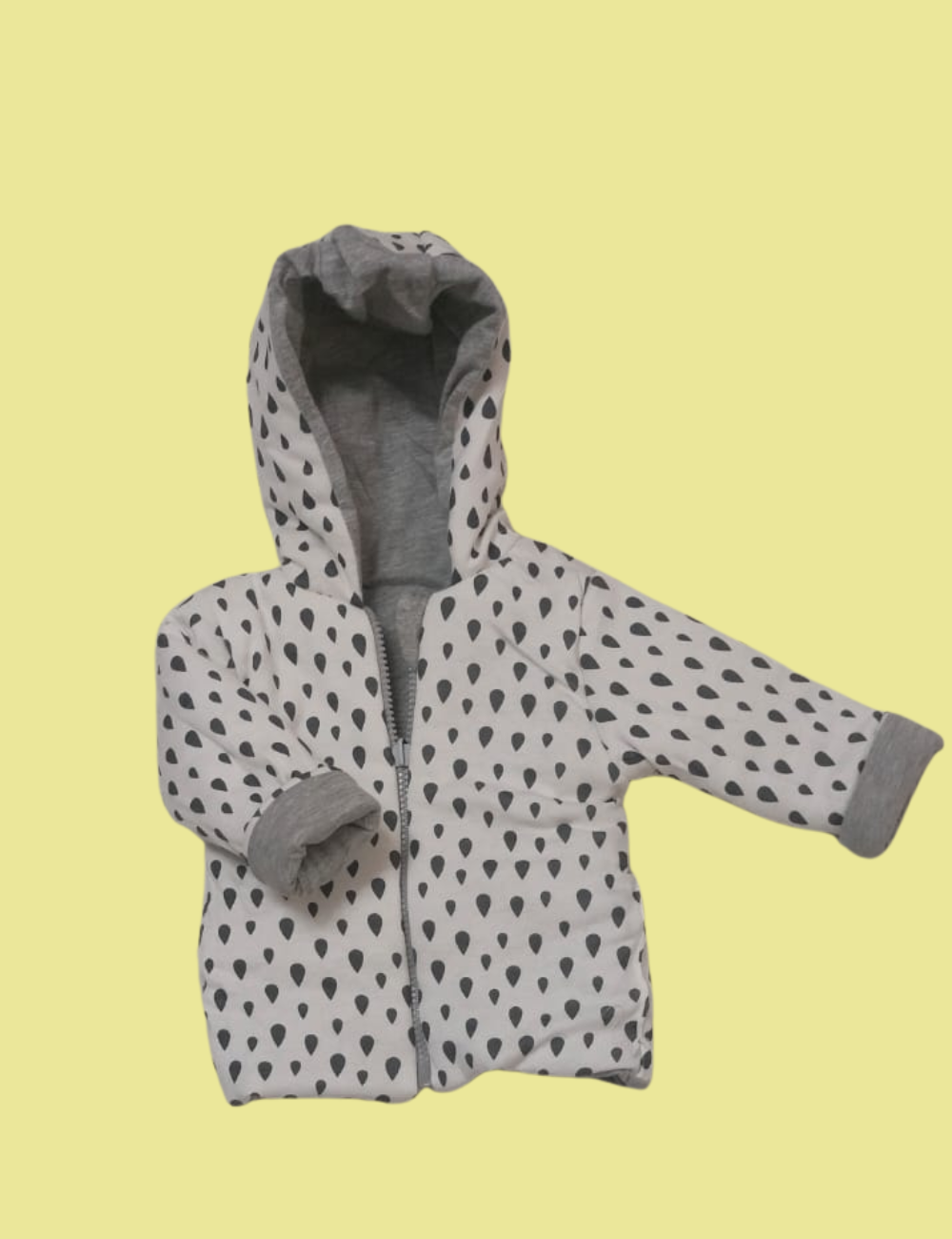 Reversible Unisex Baby Jacket | Soft Cotton Winter Wear