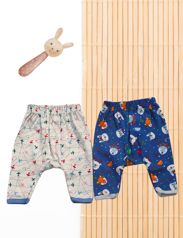 Combo Cotton Diaper Pants - Unisex