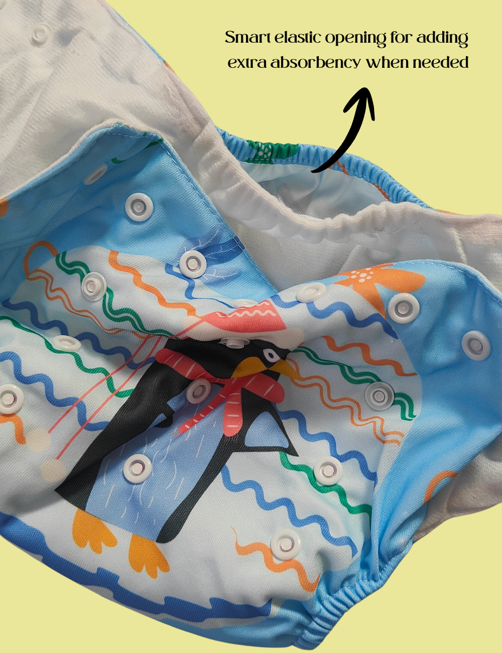Reusable Cloth Diaper – Adjustable till 24 months