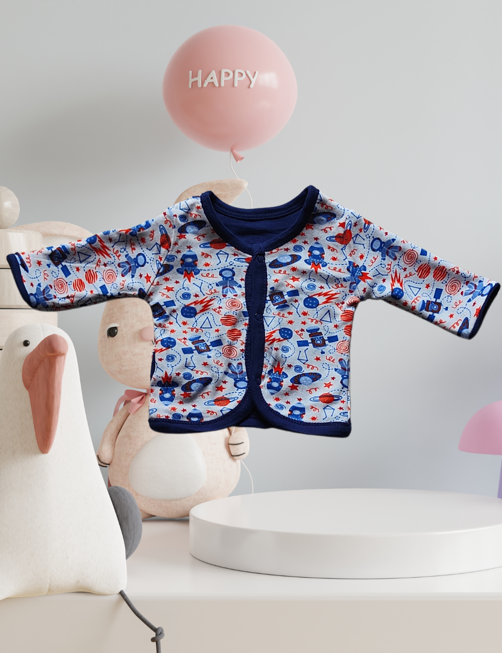 2-in-1 Cotton Baby Shirt