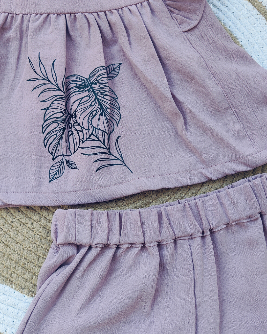 Shishu Baby Frock and Shorts set – Soft Ruffle Sleeve Outfit for Little Girls | CR