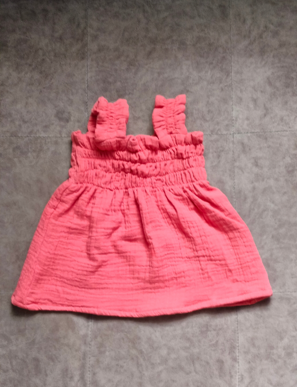 Organic Cotton Muslin Baby Frock