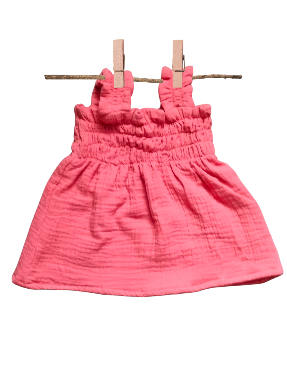 Organic Cotton Muslin Baby Frock