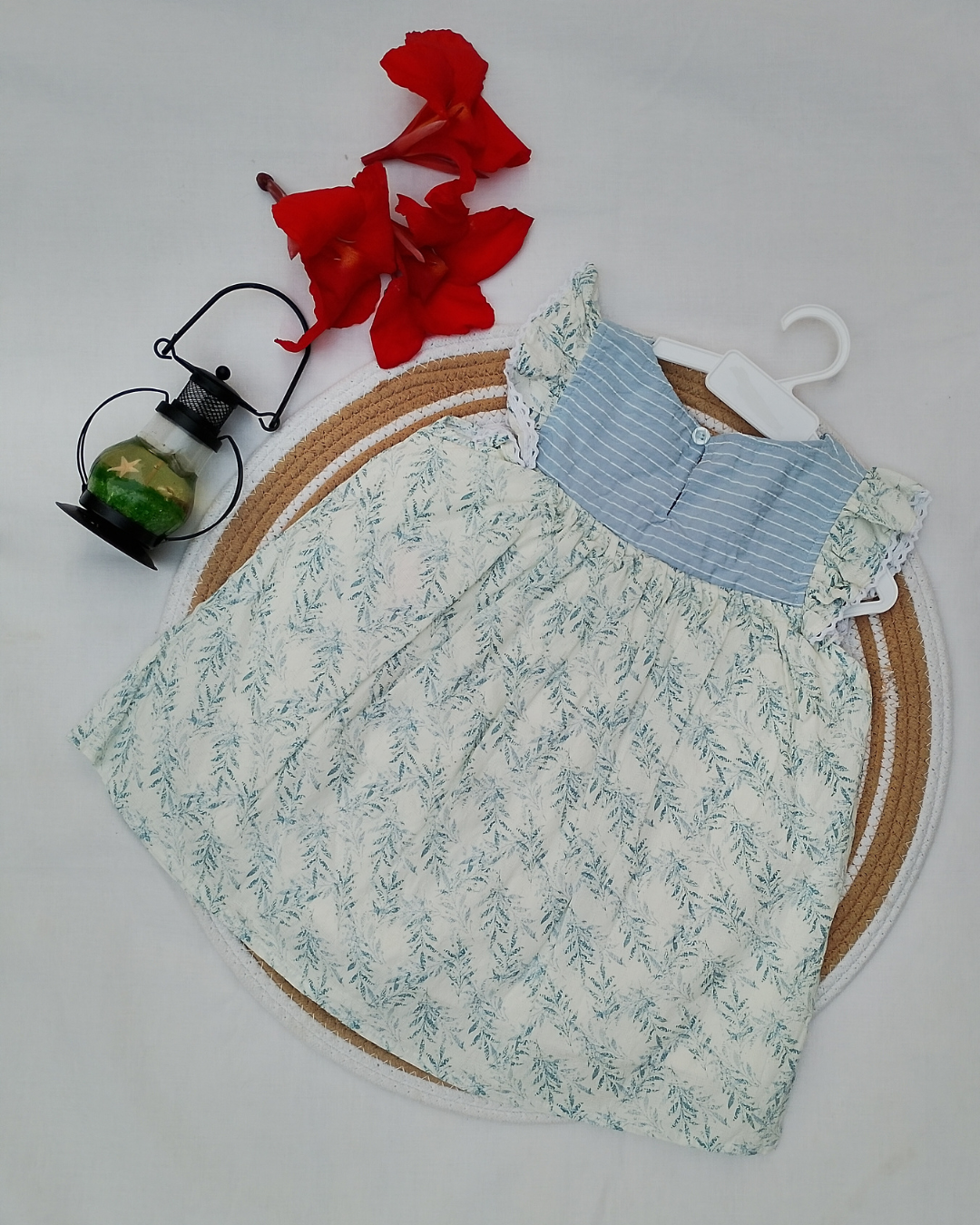 Shishu Soft Cotton Printed Frock for Baby Girls